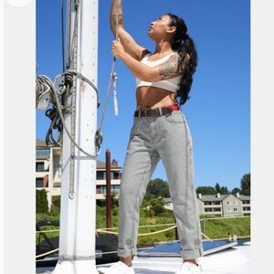 Classic Striped Women's Straight Leg Pants